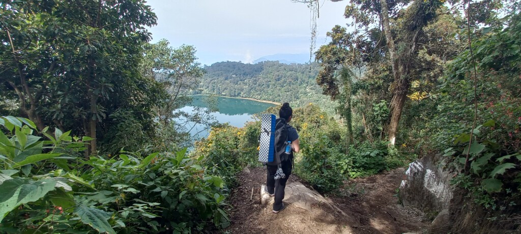 Chicabal volcano hike